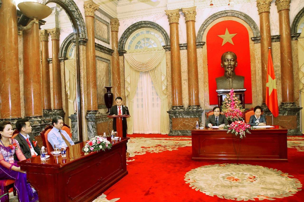 Chủ tịch HĐQT, Tổng Giám Đốc  Dong Quang Group Trần Anh Tuấn diện kiến lãnh đạo Đảng, nhà nước tại Phủ Chủ Tịch